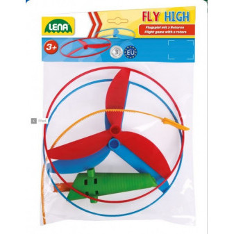 Vystreľovacia vrtuľka 2ks + štartér plast 20cm v sáčku