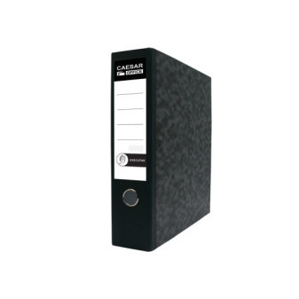 Zakladač pákový A4 8 cm Executive čierny chrbát, mramor 104404
