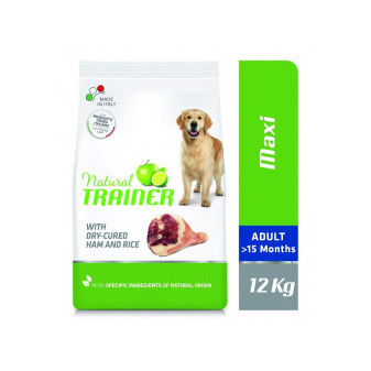TRAINER Natural Maxi Adult prosciutto a ryža 12kg