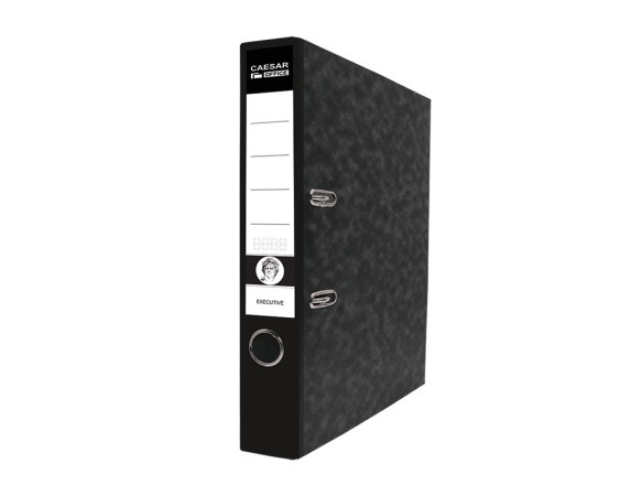Zakladač pákový Executive A4 5 cm čierny chrbát, mramor 104510