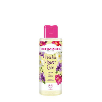 DERMACOL FLOWER CARE tělový olej Frézie, 100ml, Vegan