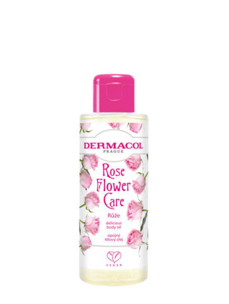 DERMACOL FLOWER CARE telový olej Ruža 100ml