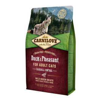 Carnilove Cat Grain Free Duck&Pheasant Adult Hairball Control 2kg