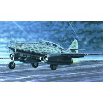 Model Messerschmitt Me262 B-1a/U1 14,7 x17, 4cm v krabici 25x14, 5x4, 5cm