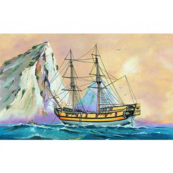Model Black Falcon Pirátska loď 1:120 24,7x27,6cm v krabici 34x19x5,5cm