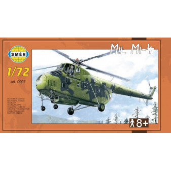 Model Vrtulník Mil Mi-4 v krabici 34x19x5,5cm