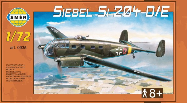 Model Siebel Si 204 D/E 1:72 29,5 x16, 6cm v krabici 34x19x5, 5cm