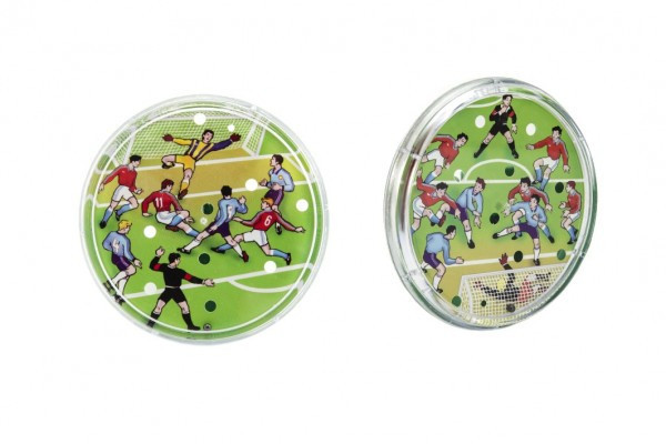 Kopaná/futbal futbalová hra hlavolam plast priemer 9cm