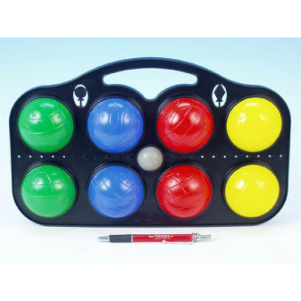 Petanque guľa plast 8ks v sáčku 37x22x7cm