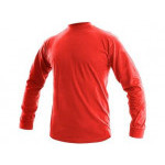 Tričko CXS PETR, dlhý rukáv, červené, veľ. 2XL
