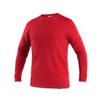 Tričko CXS PETR, dlhý rukáv, červené, veľ. 3XL