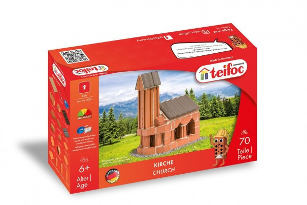 Stavebnica Teifoc Kostol II 29x18x8cm