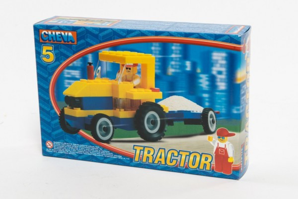 Stavebnica Cheva 5 Traktor s vlekom