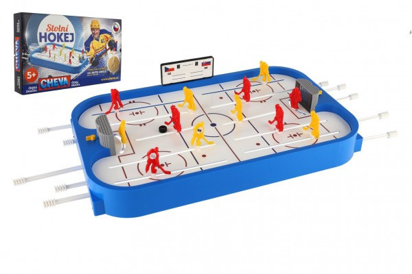 Hokej spoločenská hra plast v krabici 53x30, 5x7cm