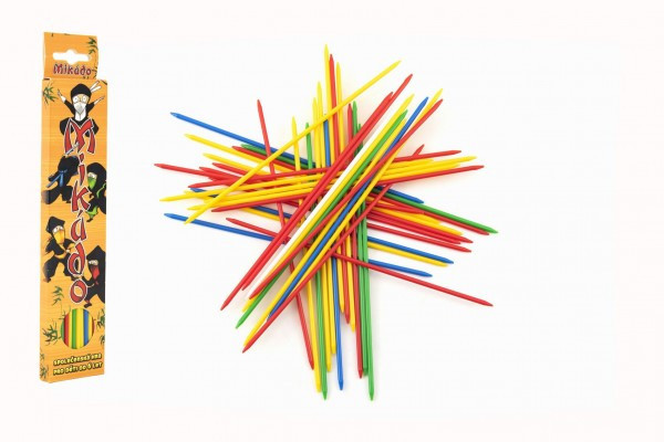 Mikádo spoločenská hra plast 41ks v krabičke 4,5x20x1cm