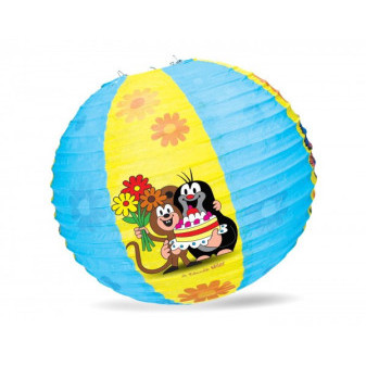 Lampión okrúhly Krtko 30cm v sáčku karneval