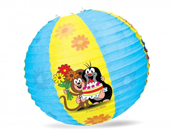 Lampión okrúhly Krtko 30cm v sáčku karneval