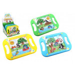 Guľôčková hra Krtko plast hlavolam 20x15cm 3 farby