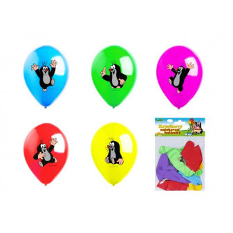 Balónik/Balonky nafukovací Krtko 10ks v sáčku 13,5x18cm karneval