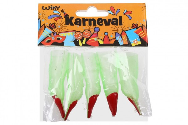 Prsty čarodejnícke 5 ks plast v sáčku karneval