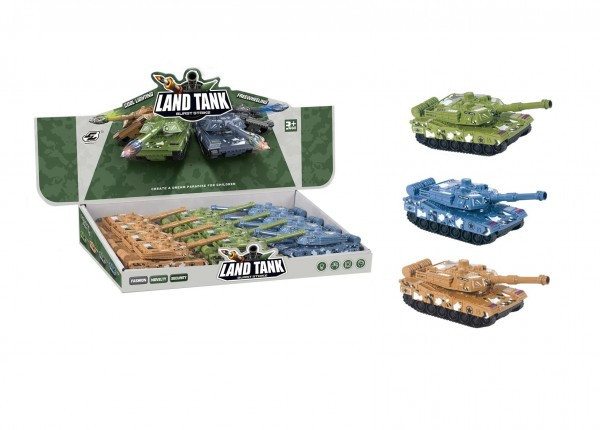 Tank plast 15cm na zotrvačník 3 farby