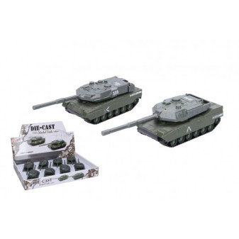 Tank kov/plast 14,5cm na spätné natiahnutie