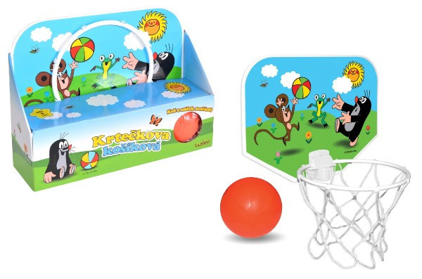 Kôš na basketbal Krtko 33x22cm plast v krabici