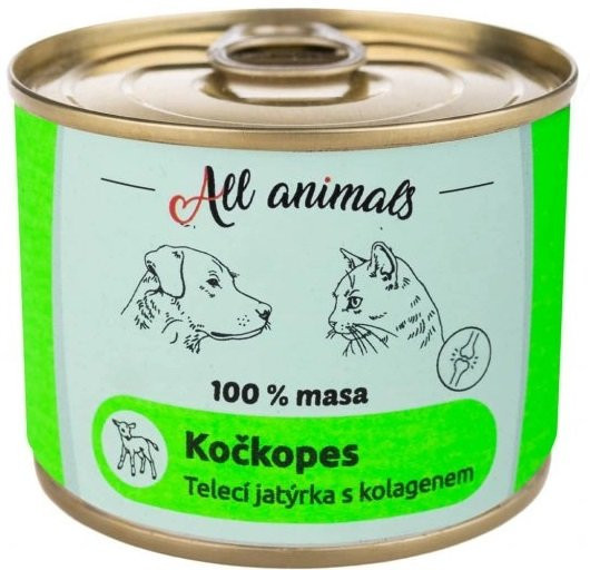 Kočkopes Teľacia jatýrka s kolagénom 200g