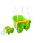 Hojdačka Baby zelená plast 33x24x28cm nosnosť 25kg v sieťke 12m+