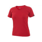 Tričko CXS ELLA, dámske, krátky rukáv, červená, veľ. L