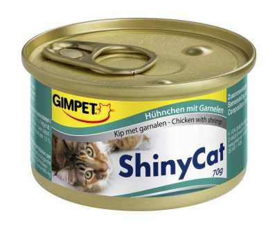 Konzerva ShinyCat kura+kreveta 70g