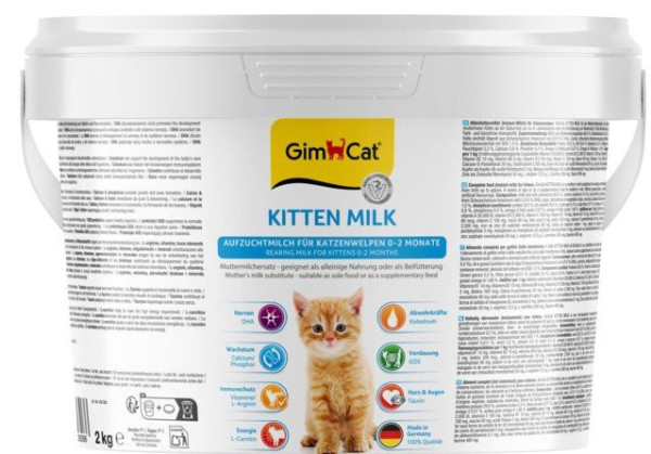 GimCat sušené mlieko pre mačiatka 2kg