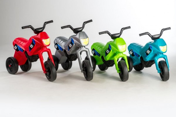 Odrážadlo Enduro veľké plast výška sedadla 31cm nosnosť do 25kg od 12 mesiacov