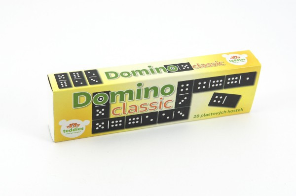 Domino Classic 28ks spoločenská hra plast v krabičke 21x6x3cm