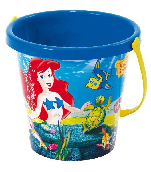 Vedierko na piesok plast 21x18cm mix farieb 18m+