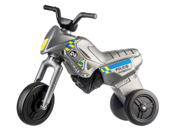 Odrážadlo Enduro Yupee Polícia veľké plast výška sedadla 31cm nosnosť do 25kg 12m+