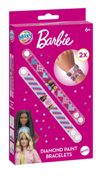 Kreatívny set výroba náramkov Barbie 2 kusy 12x22 cm