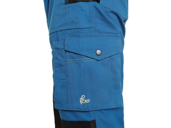 Nohavice CXS STRETCH, pánske, stredne modré-čierne, veľ. 56