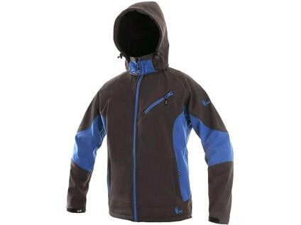 Bunda CXS SACRAMENTO, softshell, pánska, šedo-modrá, veľ. 2XL