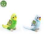 Plyšový vták andulka vlnkovaná 11 cm ECO-FRIENDLY