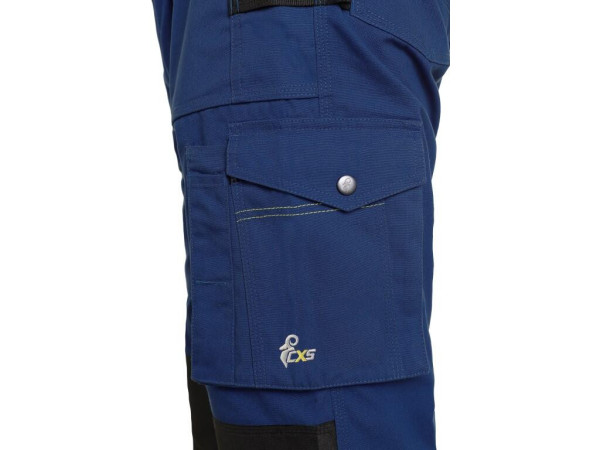 Nohavice CXS STRETCH, pánske, tmavo modro-čierne, veľ. 50