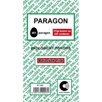 Paragón - EET - nepropisujúce tlačivo