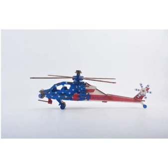 Woodcraft Drevené 3D puzzle Americký bojový vrtuľník Apache