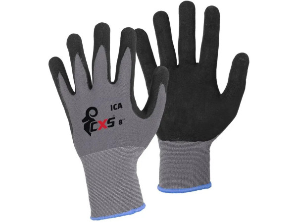 Rukavice CXS ICA, máčané v nitrile, veľ. 11