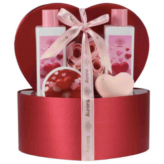 Darčeková sada Aurora Rose gift pre ženy 5 produktov