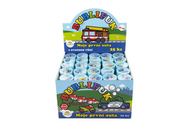 Bublifuk Moje prvé autá 50ml