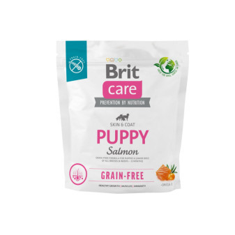 Brit Care Dog Grain-free Puppy - salmon a potato, 1kg