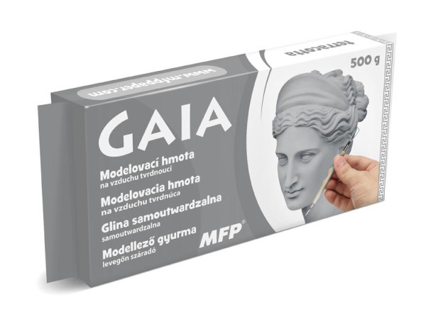 Modelovacia hmota GAIA 500g sivá