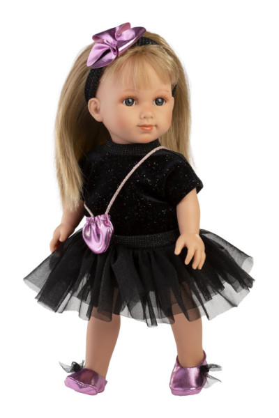 Llorens 53553 ELENA realistická bábika s mäkkým látkovým telom 35 cm