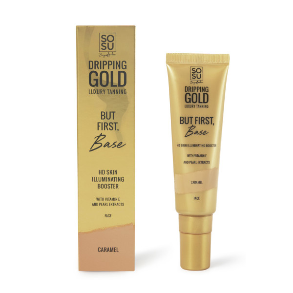 Dripping Gold But first, Base Podkladová báze Caramel, 30ml